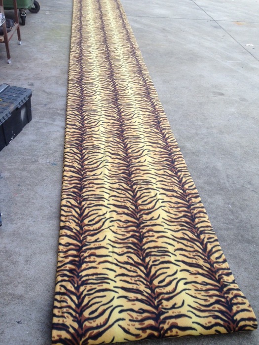 Tiger Carpet Runner - Prop For Hire
