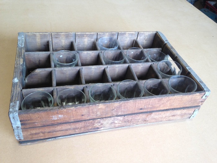 Timber Glass Storage Box - Prop For Hire