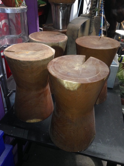 Timber Stools - Prop For Hire