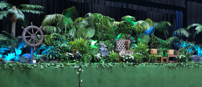 Tropical Jungle Stage - Prop For Hire