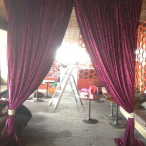 Velvet Drape Entrance - Prop For Hire