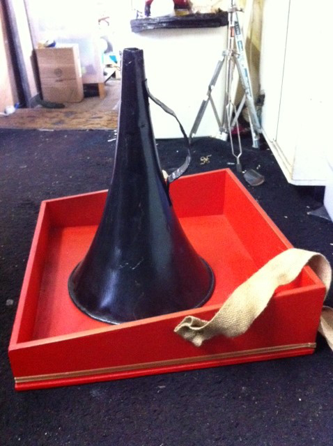 Tray With Megaphone - Prop For Hire