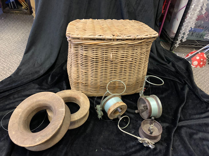 Vintage Creel Fishing Basket - Prop For Hire