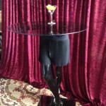 Waitress Cocktail Table - Prop For Hire