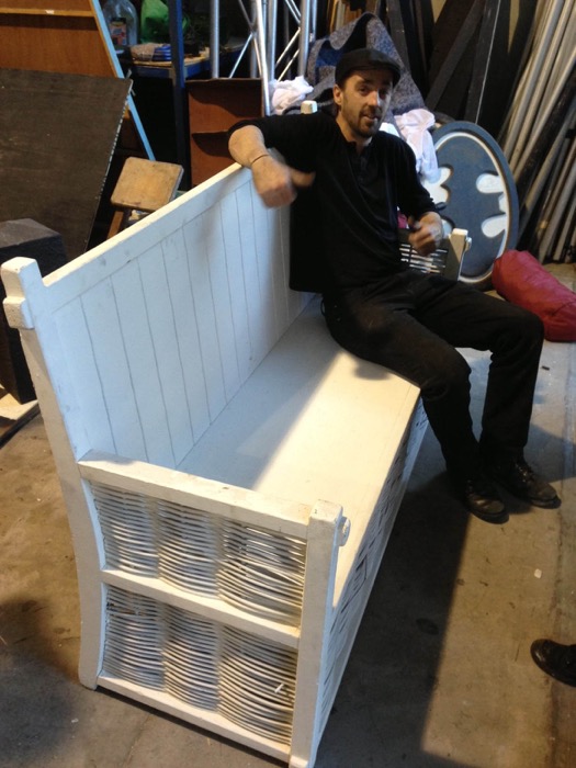 White Bench 2 - Prop For Hire