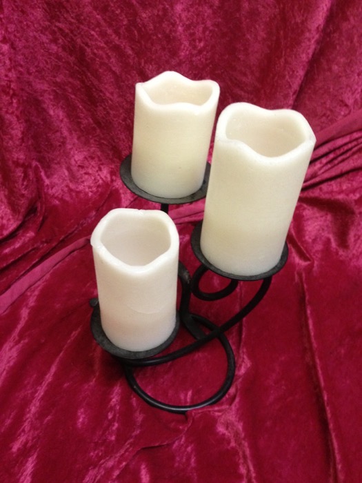White Candles - Prop For Hire
