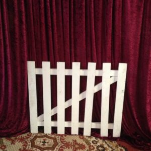 White Garden Gate - Prop For Hire